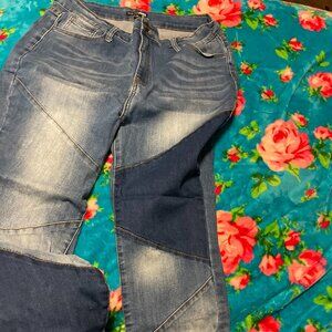 fashion nova size 16 patch jeans